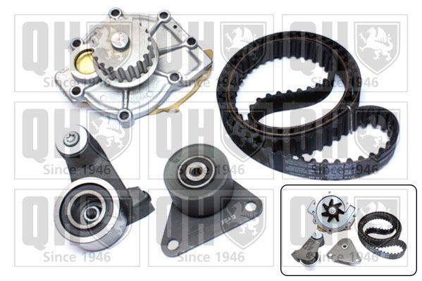 Vandens siurblio ir paskirstymo diržo komplektas QUINTON HAZELL QBPK2620