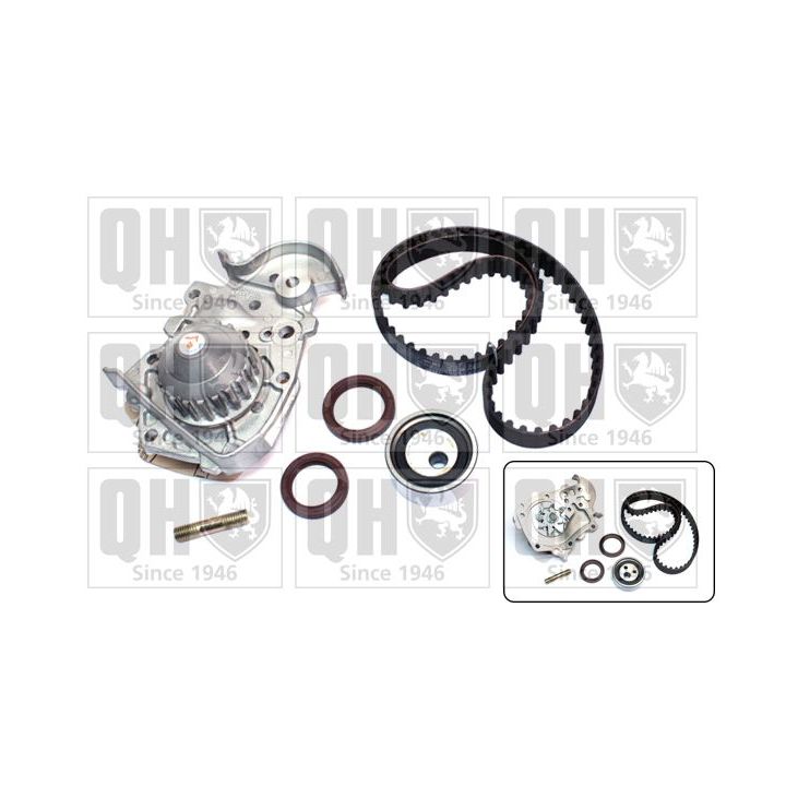 Vandens siurblio ir paskirstymo diržo komplektas QUINTON HAZELL QBPK5590