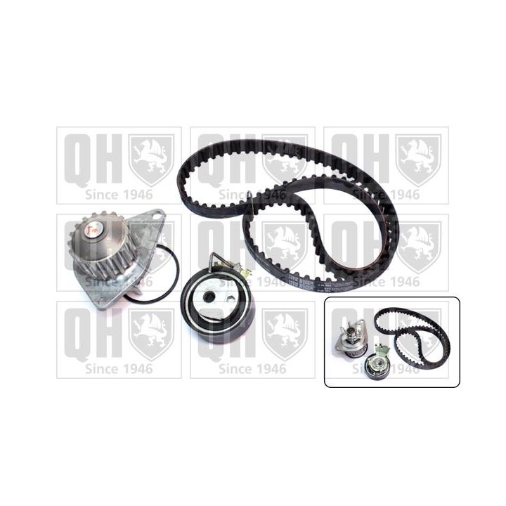 Vandens siurblio ir paskirstymo diržo komplektas QUINTON HAZELL QBPK5780