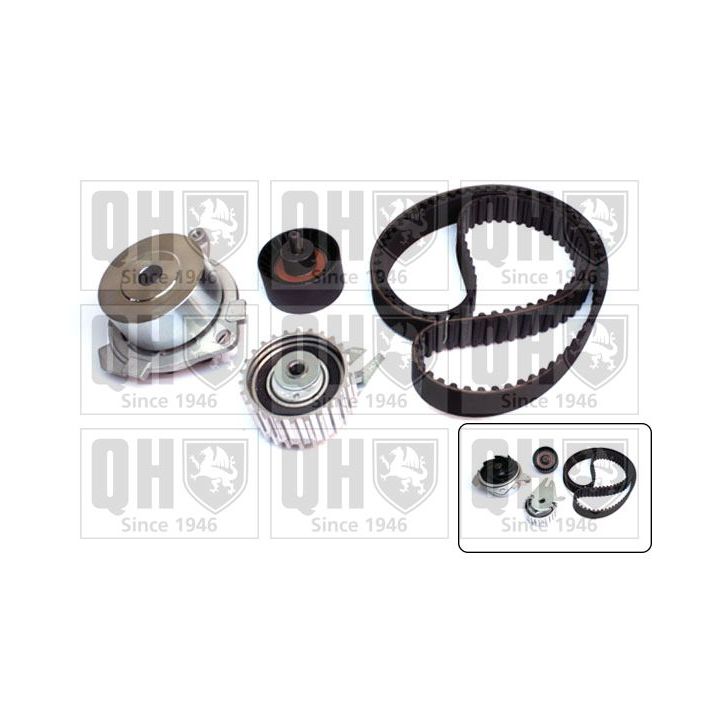 Vandens siurblio ir paskirstymo diržo komplektas QUINTON HAZELL QBPK5800