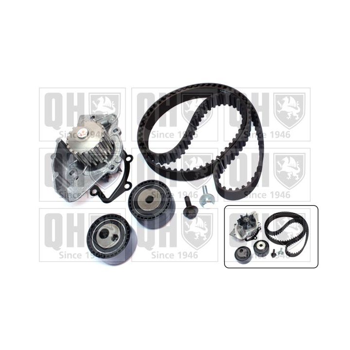 Vandens siurblio ir paskirstymo diržo komplektas QUINTON HAZELL QBPK5850