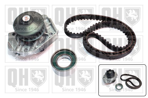 Vandens siurblio ir paskirstymo diržo komplektas QUINTON HAZELL QBPK5880