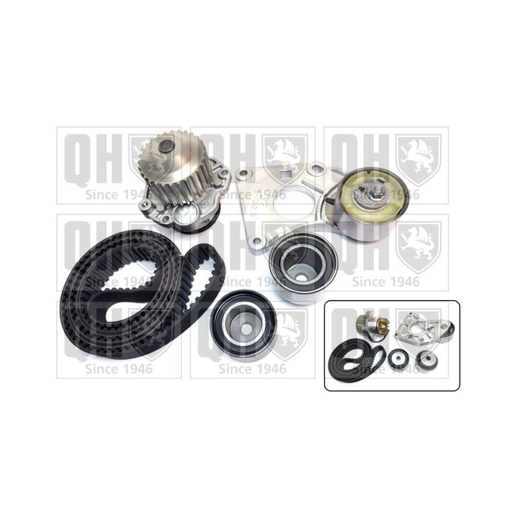 Vandens siurblio ir paskirstymo diržo komplektas QUINTON HAZELL QBPK5910