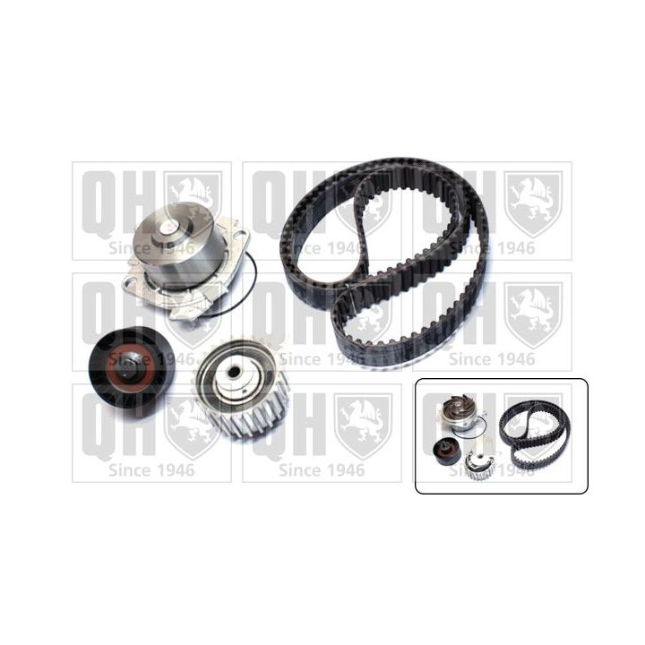 Vandens siurblio ir paskirstymo diržo komplektas QUINTON HAZELL QBPK6100