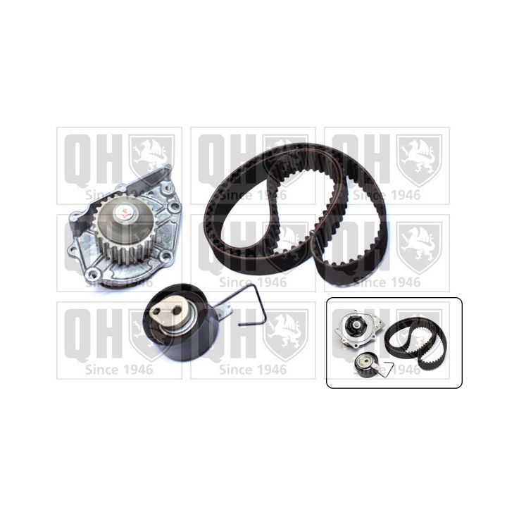 Vandens siurblio ir paskirstymo diržo komplektas QUINTON HAZELL QBPK6210