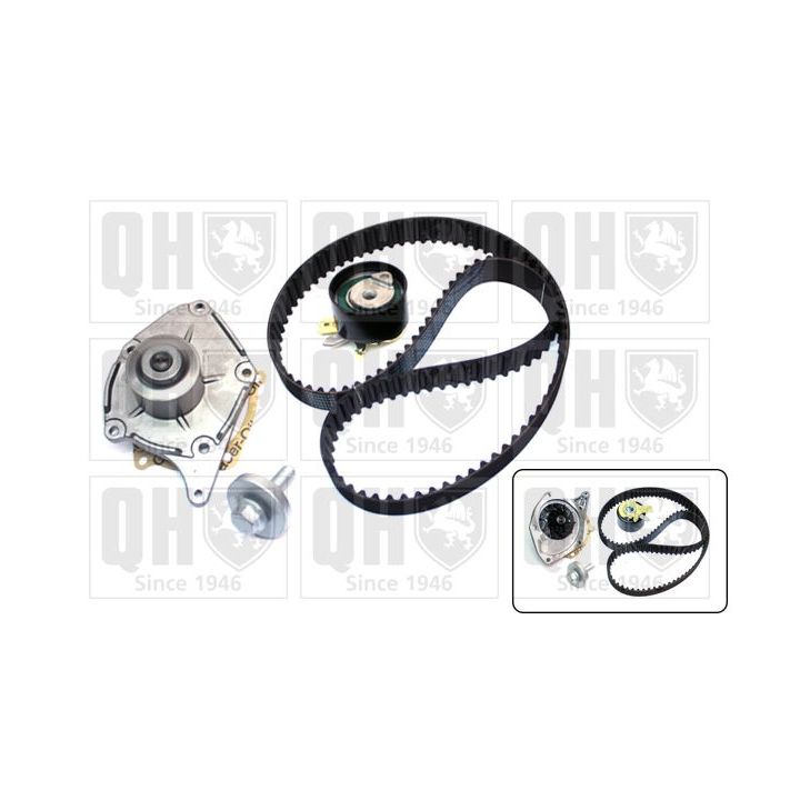 Vandens siurblio ir paskirstymo diržo komplektas QUINTON HAZELL QBPK6260