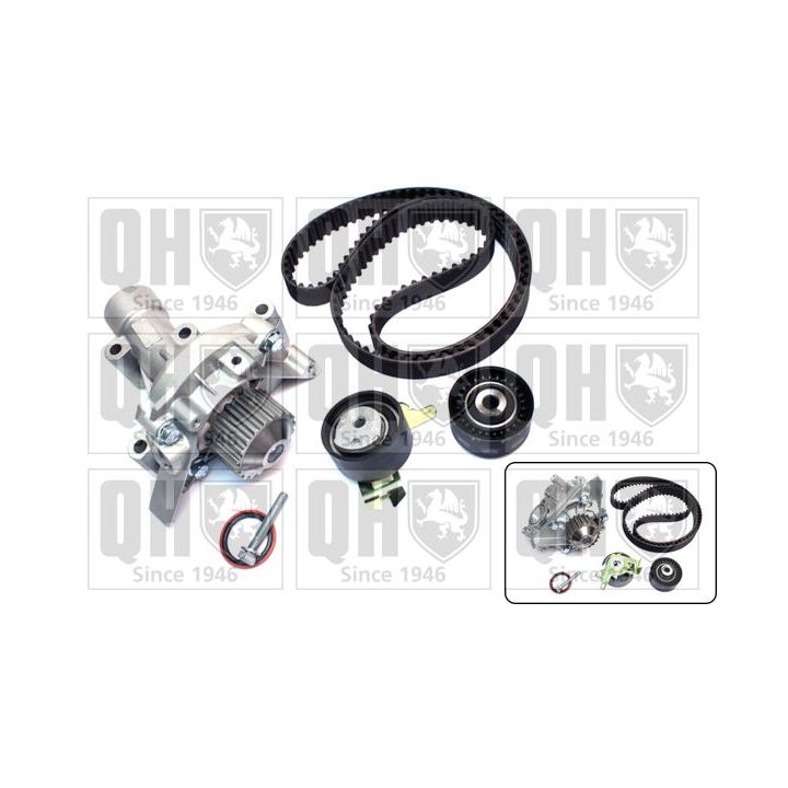 Vandens siurblio ir paskirstymo diržo komplektas QUINTON HAZELL QBPK6460