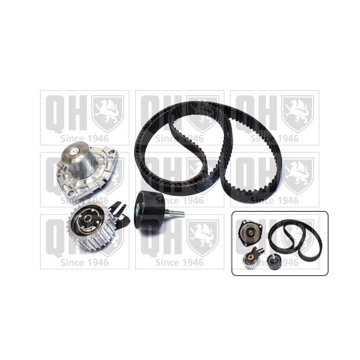 Vandens siurblio ir paskirstymo diržo komplektas QUINTON HAZELL QBPK6570