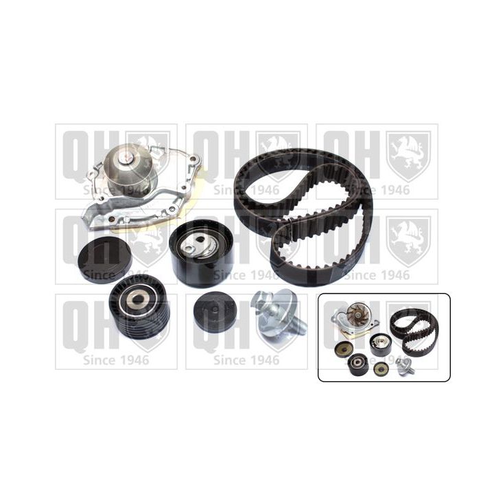Vandens siurblio ir paskirstymo diržo komplektas QUINTON HAZELL QBPK6760