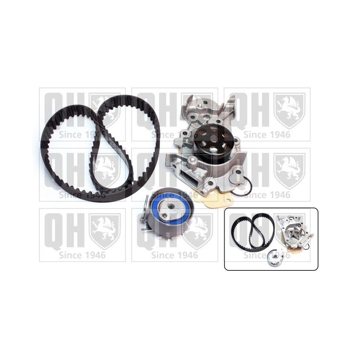 Vandens siurblio ir paskirstymo diržo komplektas QUINTON HAZELL QBPK6781