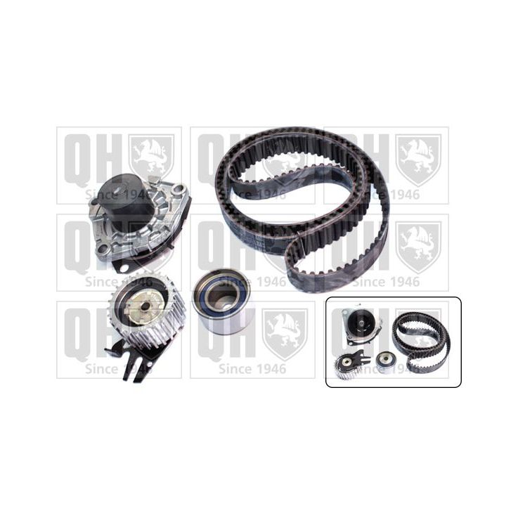 Vandens siurblio ir paskirstymo diržo komplektas QUINTON HAZELL QBPK6870