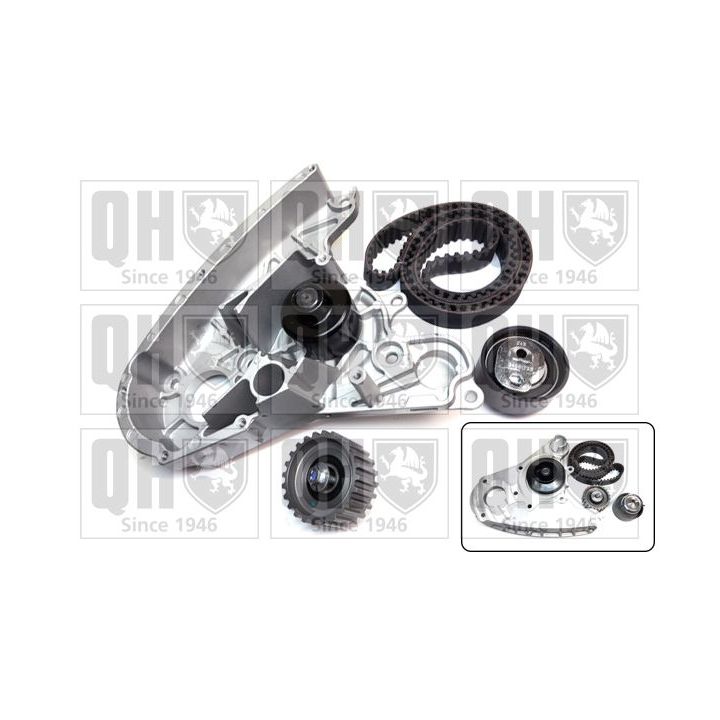 Vandens siurblio ir paskirstymo diržo komplektas QUINTON HAZELL QBPK7060