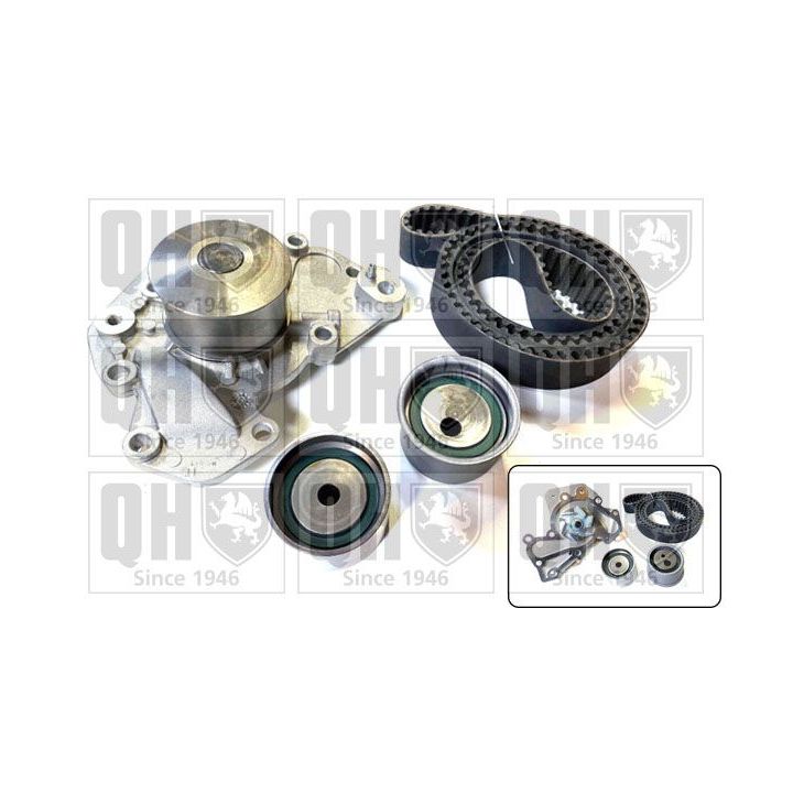 Vandens siurblio ir paskirstymo diržo komplektas QUINTON HAZELL QBPK7210