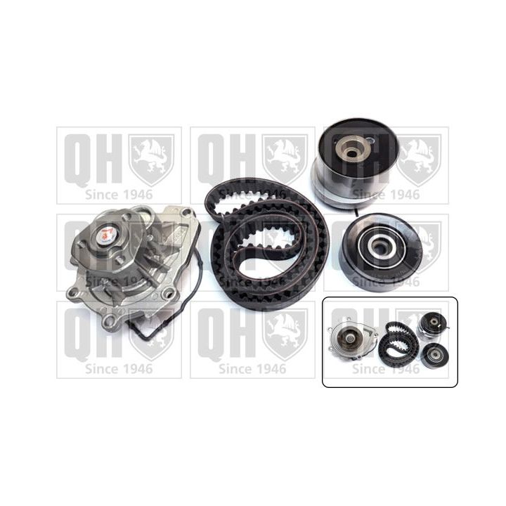 Vandens siurblio ir paskirstymo diržo komplektas QUINTON HAZELL QBPK7560