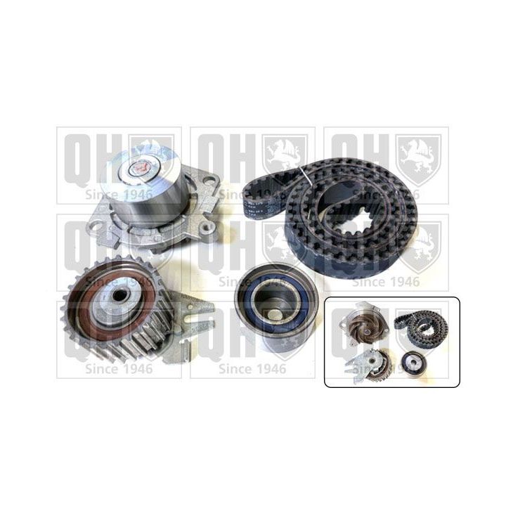 Vandens siurblio ir paskirstymo diržo komplektas QUINTON HAZELL QBPK7910