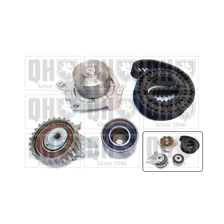 Vandens siurblio ir paskirstymo diržo komplektas QUINTON HAZELL QBPK7930