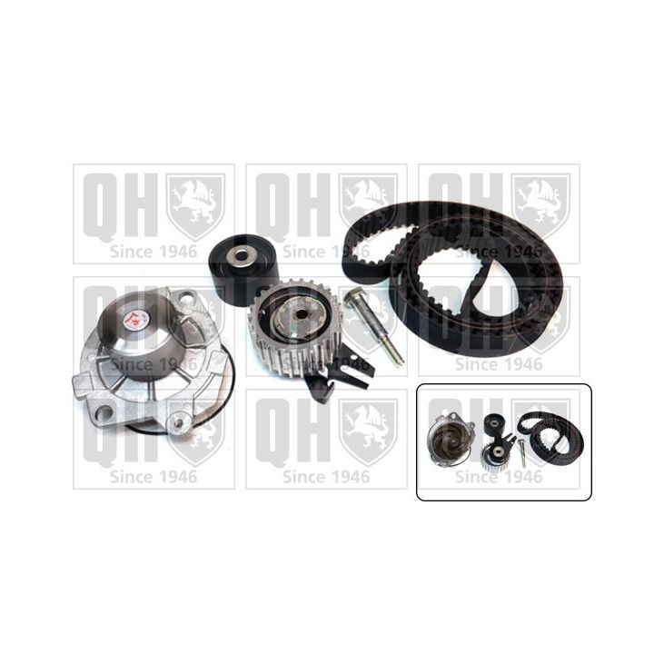 Vandens siurblio ir paskirstymo diržo komplektas QUINTON HAZELL QBPK7940