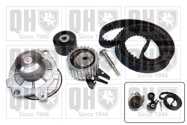 Vandens siurblio ir paskirstymo diržo komplektas QUINTON HAZELL QBPK7940