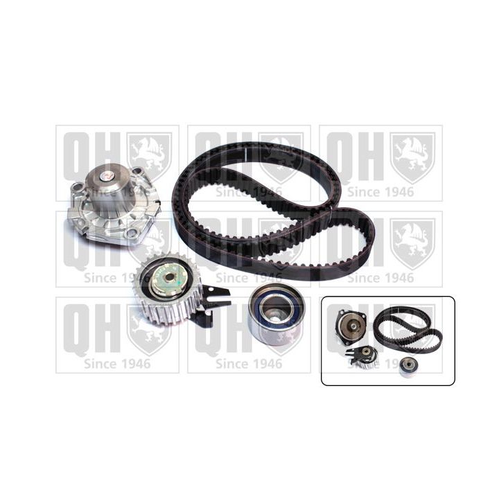 Vandens siurblio ir paskirstymo diržo komplektas QUINTON HAZELL QBPK7980