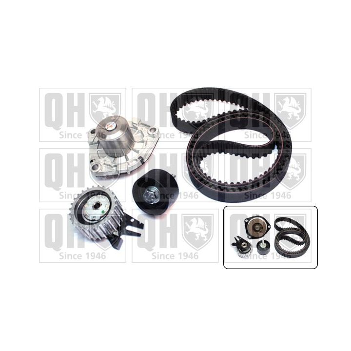 Vandens siurblio ir paskirstymo diržo komplektas QUINTON HAZELL QBPK8170