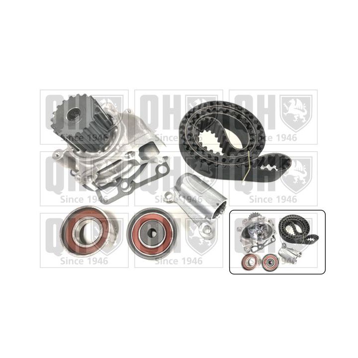 Vandens siurblio ir paskirstymo diržo komplektas QUINTON HAZELL QBPK8340