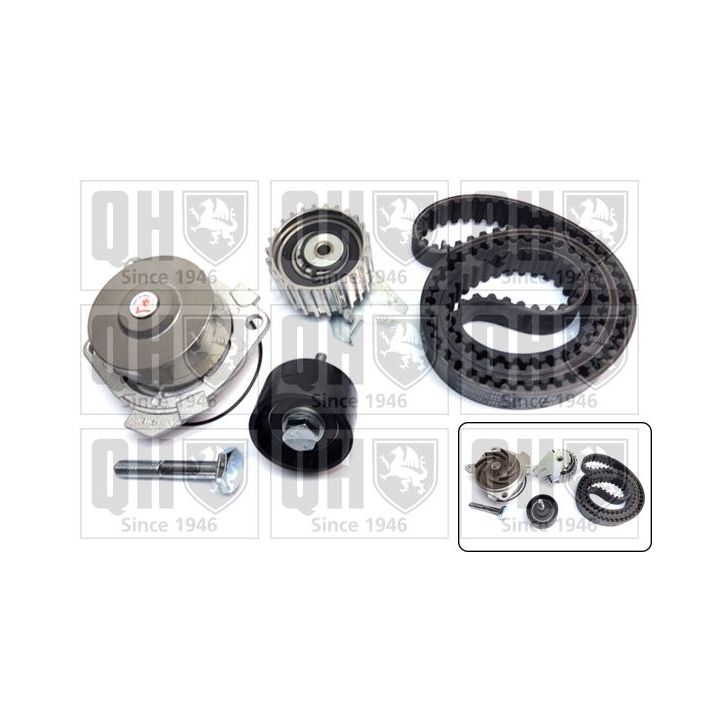 Vandens siurblio ir paskirstymo diržo komplektas QUINTON HAZELL QBPK8660