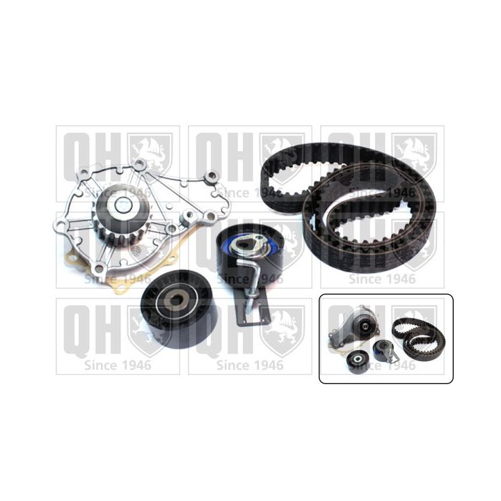 Vandens siurblio ir paskirstymo diržo komplektas QUINTON HAZELL QBPK8710