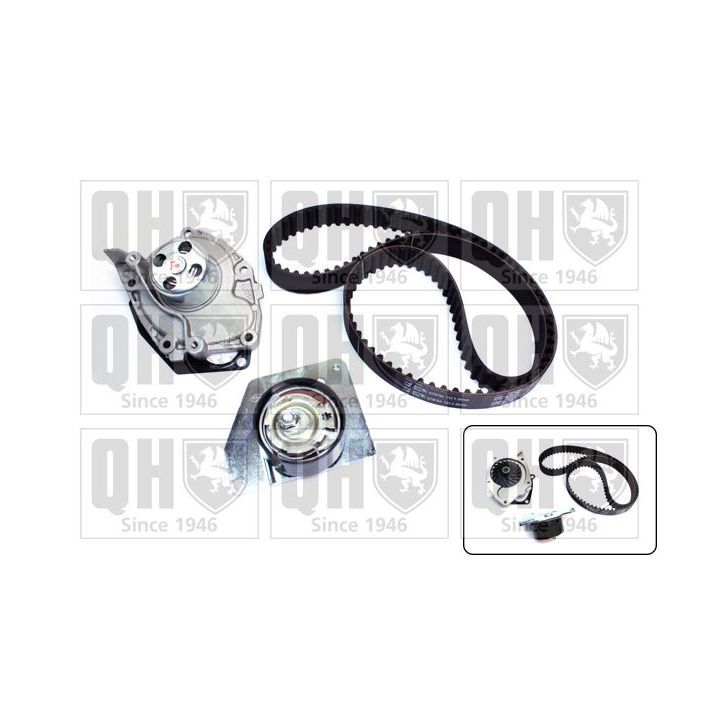 Vandens siurblio ir paskirstymo diržo komplektas QUINTON HAZELL QBPK8740