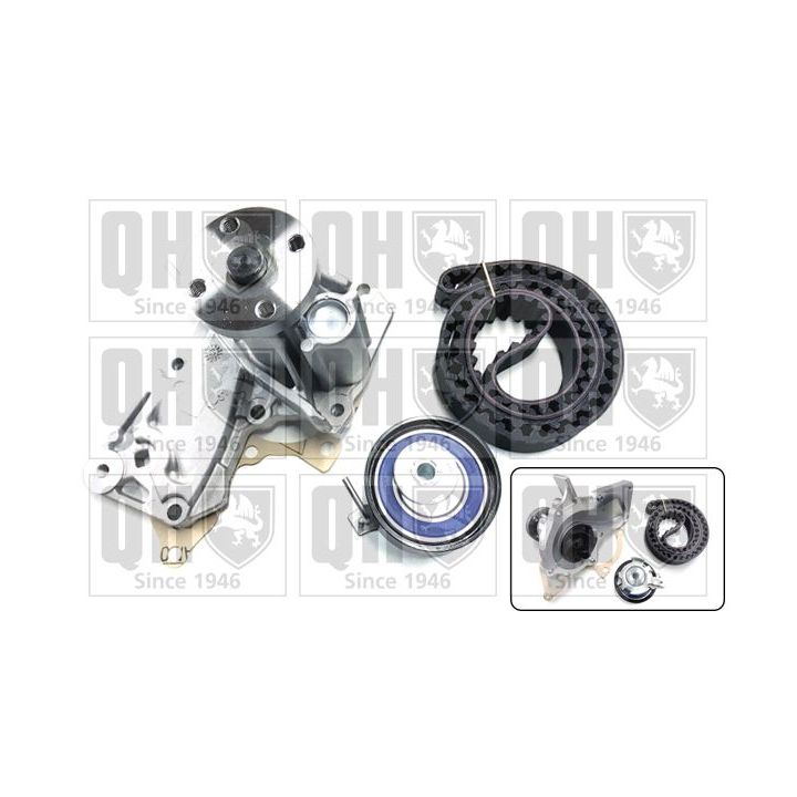 Vandens siurblio ir paskirstymo diržo komplektas QUINTON HAZELL QBPK8790
