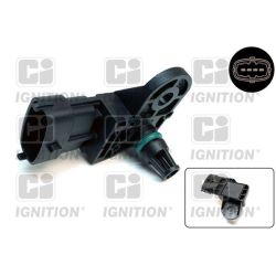 Jutiklis, įsiurbimo kolektoriaus slėgis QUINTON HAZELL XMAP531