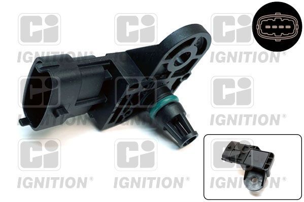 Jutiklis, įsiurbimo kolektoriaus slėgis QUINTON HAZELL XMAP531