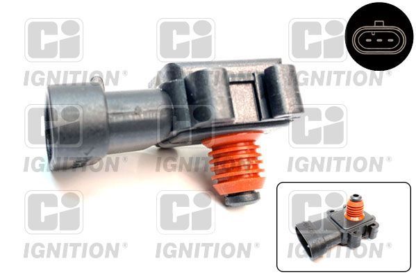 Jutiklis, įsiurbimo kolektoriaus slėgis QUINTON HAZELL XMAP534