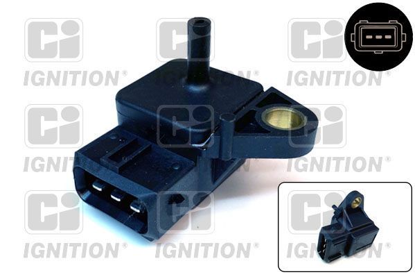 Jutiklis, įsiurbimo kolektoriaus slėgis QUINTON HAZELL XMAP582