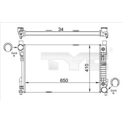 Radiatorius, variklio aušinimas TYC 721-0013-R