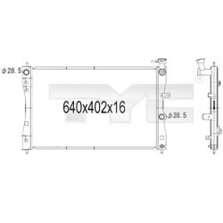 Radiatorius, variklio aušinimas TYC 723-1006