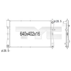 Radiatorius, variklio aušinimas TYC 723-1007