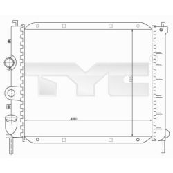 Radiatorius, variklio aušinimas TYC 728-0008-R