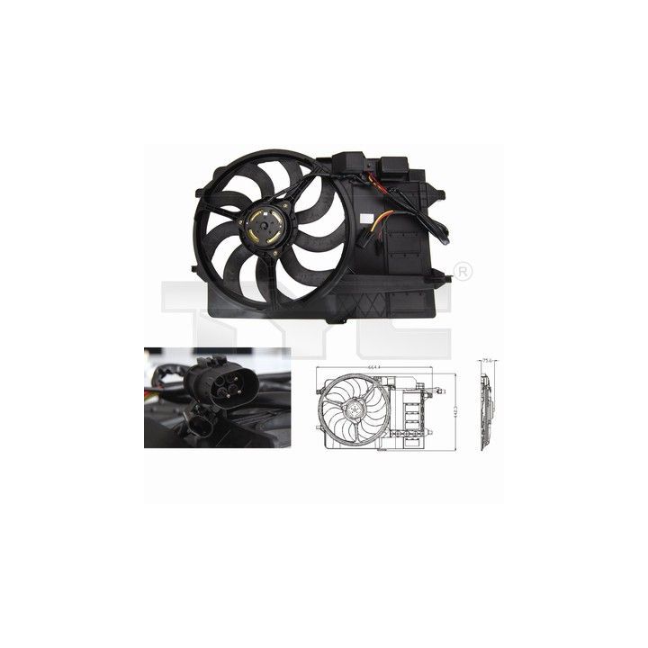 Pūtiklis, oro kondicionierius TYC 803-0002