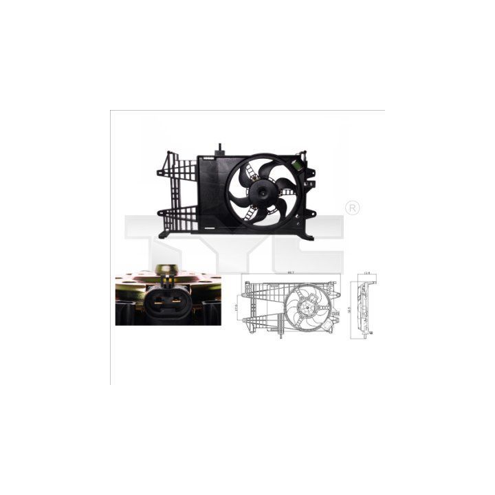 Pūtiklis, oro kondicionierius TYC 809-0003