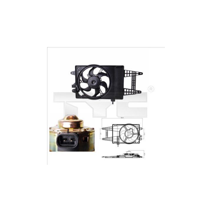 Pūtiklis, oro kondicionierius TYC 809-0004