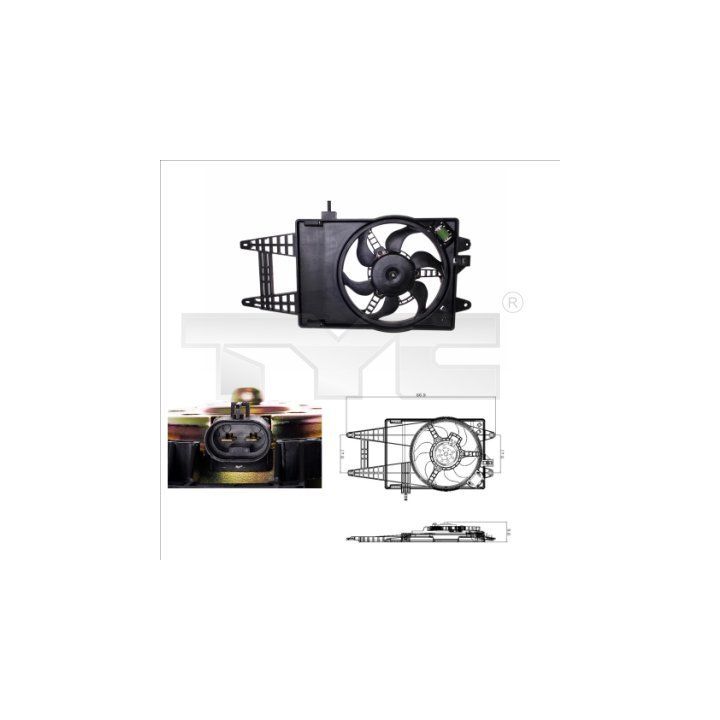 Pūtiklis, oro kondicionierius TYC 809-0006