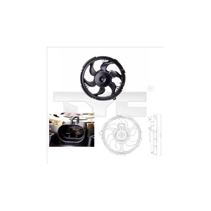 Pūtiklis, oro kondicionierius TYC 809-0010