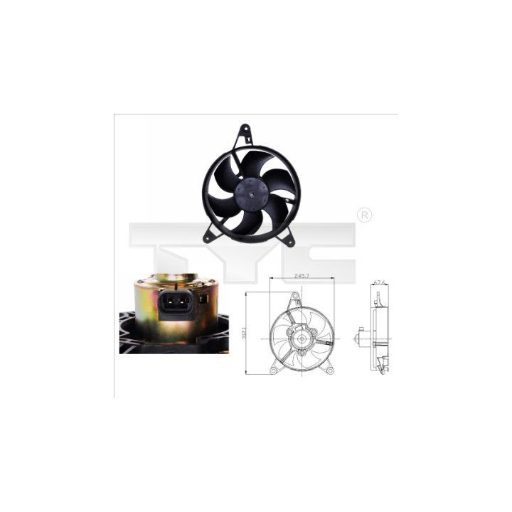 Pūtiklis, oro kondicionierius TYC 809-0011