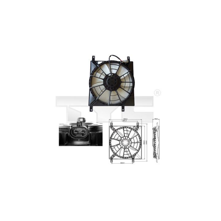 Pūtiklis, oro kondicionierius TYC 809-0015