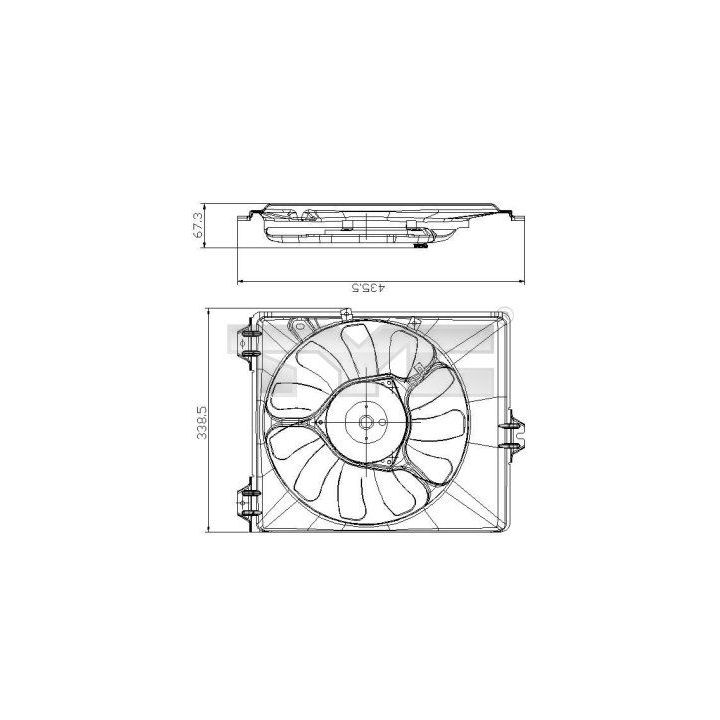 Pūtiklis, oro kondicionierius TYC 809-0017