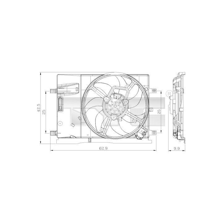 Pūtiklis, oro kondicionierius TYC 809-0018