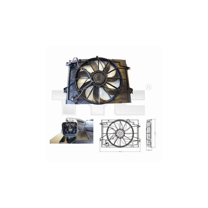 Pūtiklis, oro kondicionierius TYC 817-0001