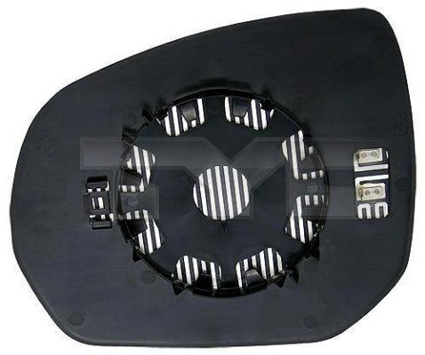 Veidrodėlio stiklas, išorinis veidrodėlis TYC 305-0126-1