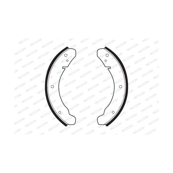 Stabdžių trinkelių komplektas FERODO FSB11