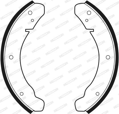 Stabdžių trinkelių komplektas FERODO FSB11